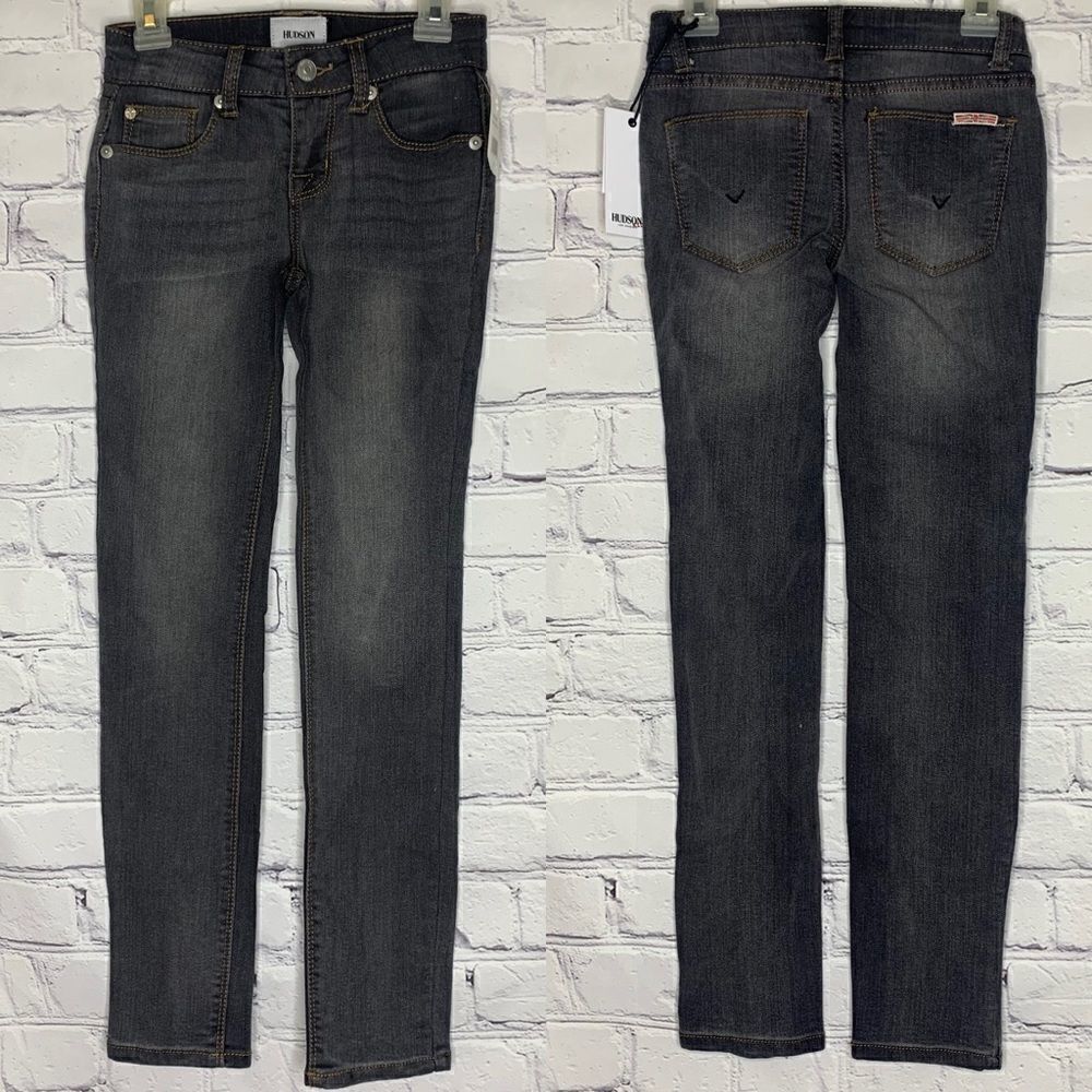 Hudson - Kid’s Miri Skinny faded black jeans